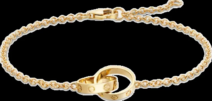 Yellow gold or rose gold bracelet