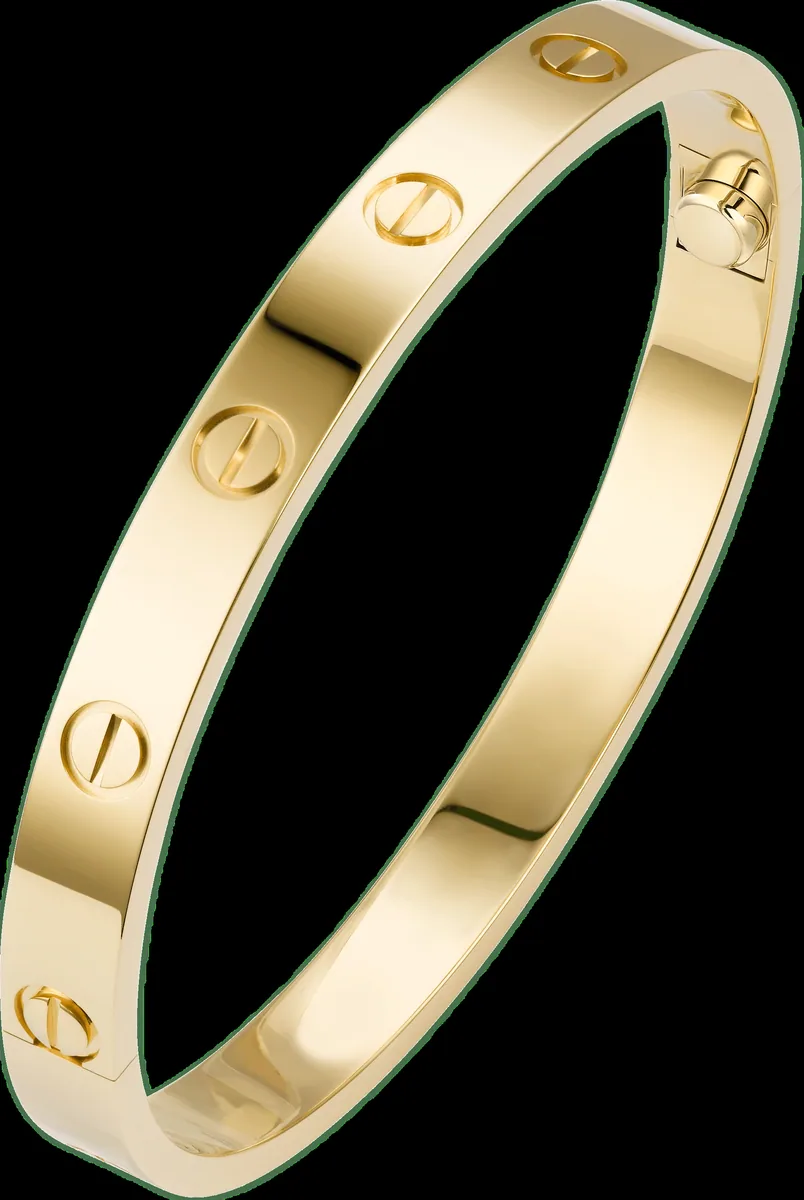 Yellow gold, rose gold or white gold bracelet