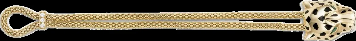 Yellow gold bracelet set with laboratory-grown diamonds, 0.16 carat total