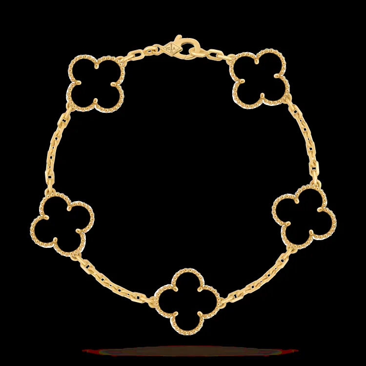 Yellow gold or white gold bracelet set with natural certified stones
