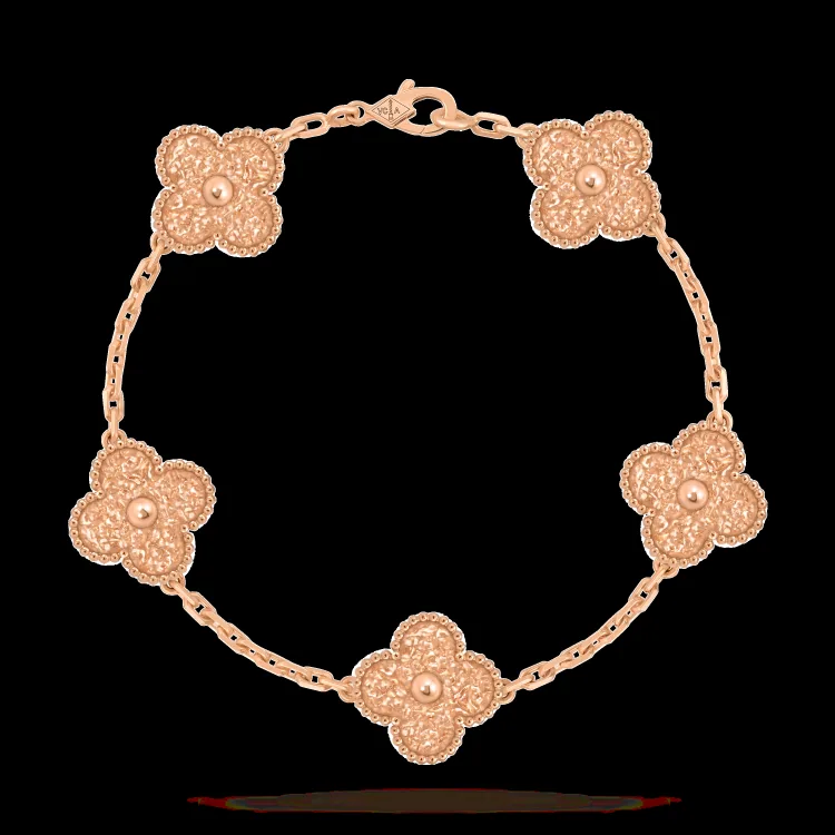 Yellow gold or rose gold bracelet set with natural certified stones