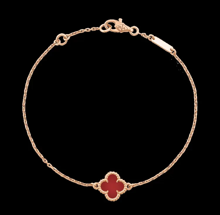Rose gold bracelet set with natural certified stones