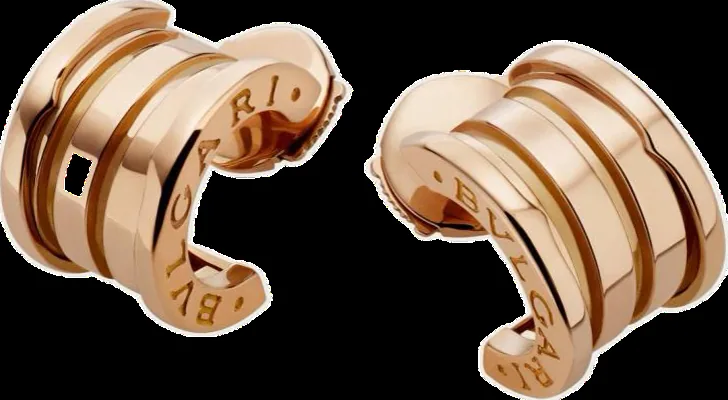 Rose gold earrings