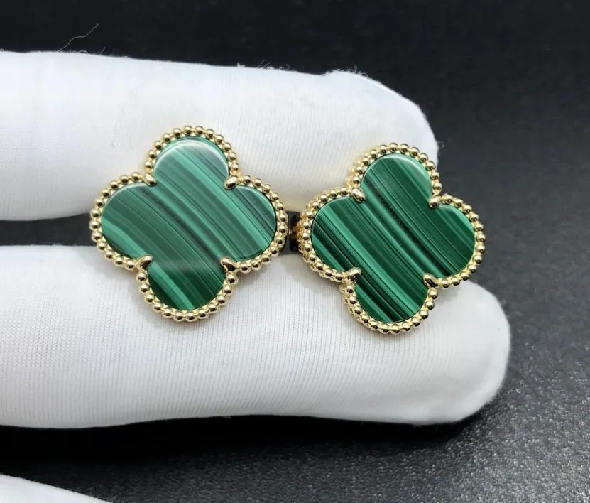 Yellow gold earrings set with natural certified stones