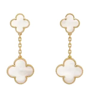 Yellow gold earrings set with natural certified stones