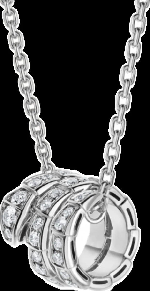 Rose gold necklace set with laboratory-grown diamonds, 0.65 carat total