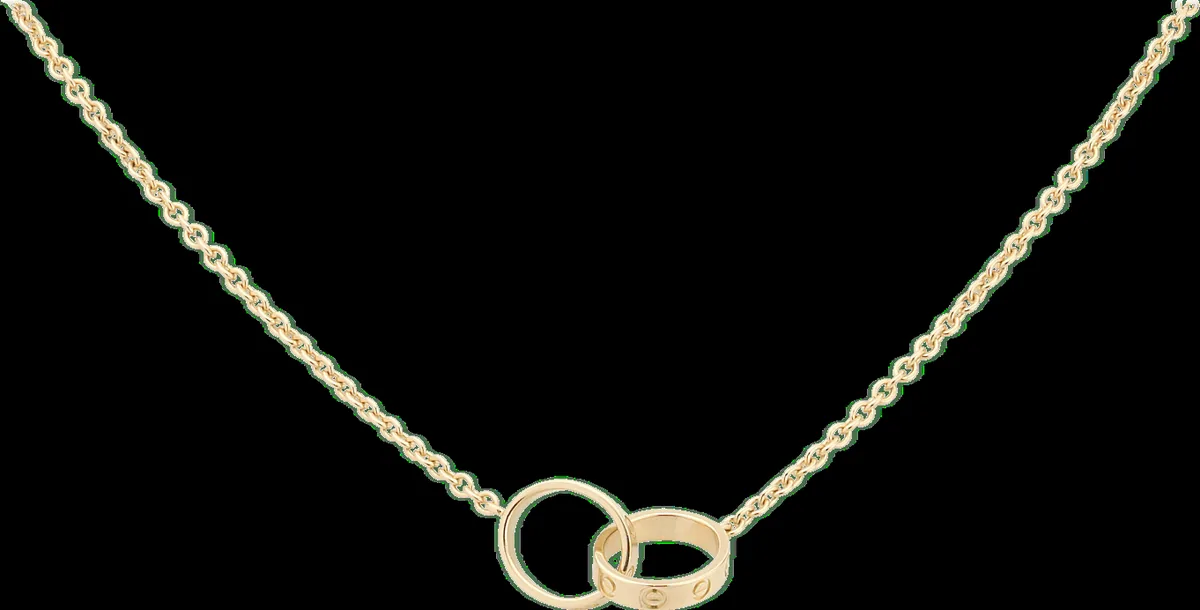 Rose gold necklace set with natural certified stones