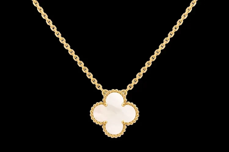 Yellow gold or white gold necklace set with natural certified stones