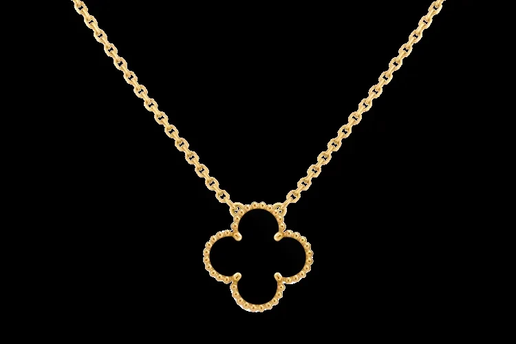 Yellow gold necklace set with natural certified stones
