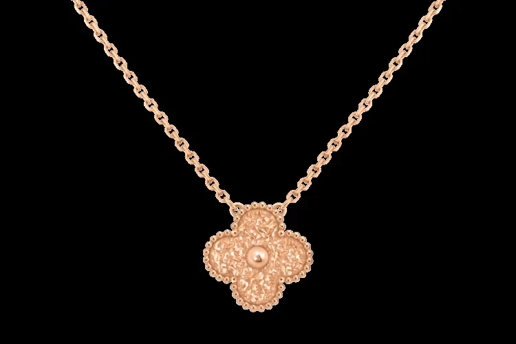 Rose gold necklace