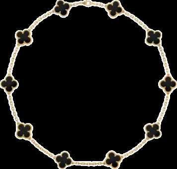 Yellow gold necklace set with natural certified stones