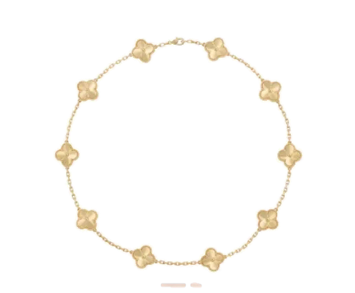 Yellow gold necklace set with natural certified stones