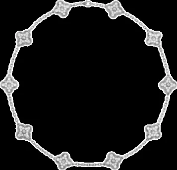 Yellow gold or white gold necklace set with natural stones and laboratory-grown diamonds, 4.67 carat total