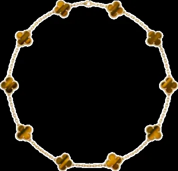 Yellow gold necklace set with natural certified stones