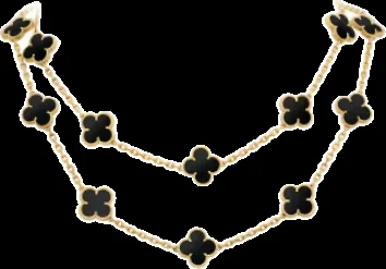 Yellow gold necklace set with natural certified stones