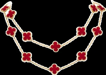 Yellow gold necklace set with natural certified stones