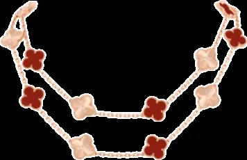 Rose gold necklace set with natural certified stones
