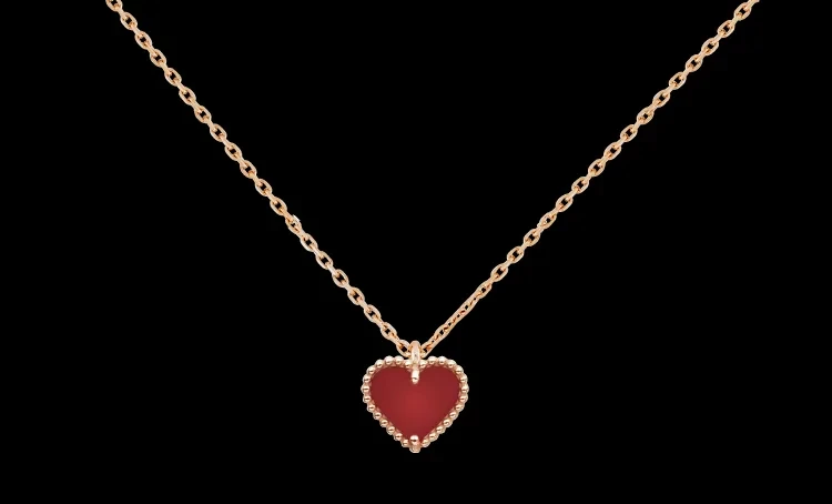 Rose gold necklace set with natural certified stones