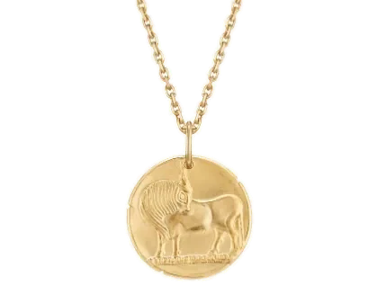 Yellow gold necklace