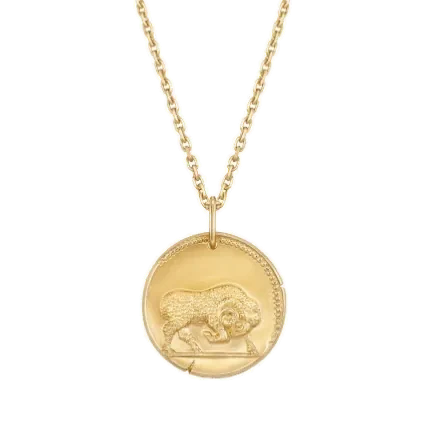 Yellow gold necklace