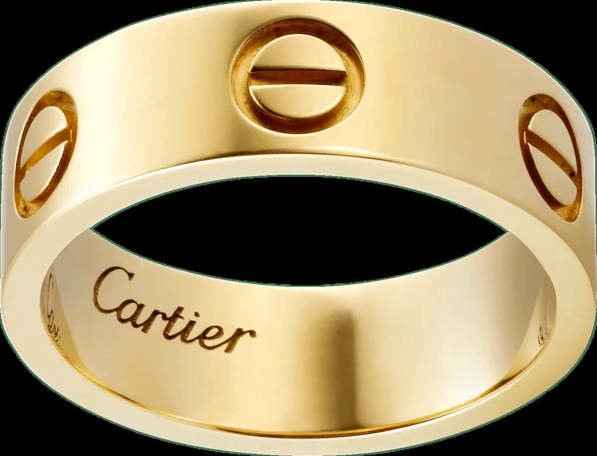 Yellow gold ring