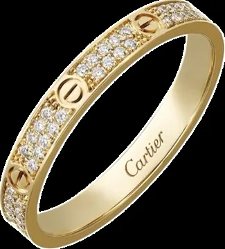 Yellow gold ring set with laboratory-grown diamonds, 0.19 carat total