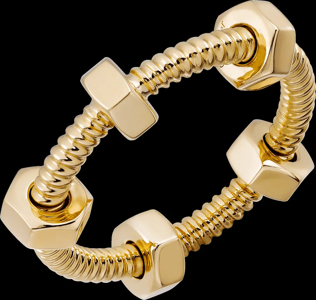 Yellow gold ring