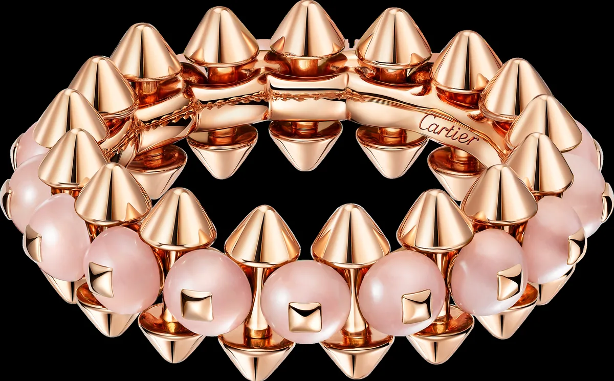 Rose gold ring set with natural certified stones, 8.46 carat total
