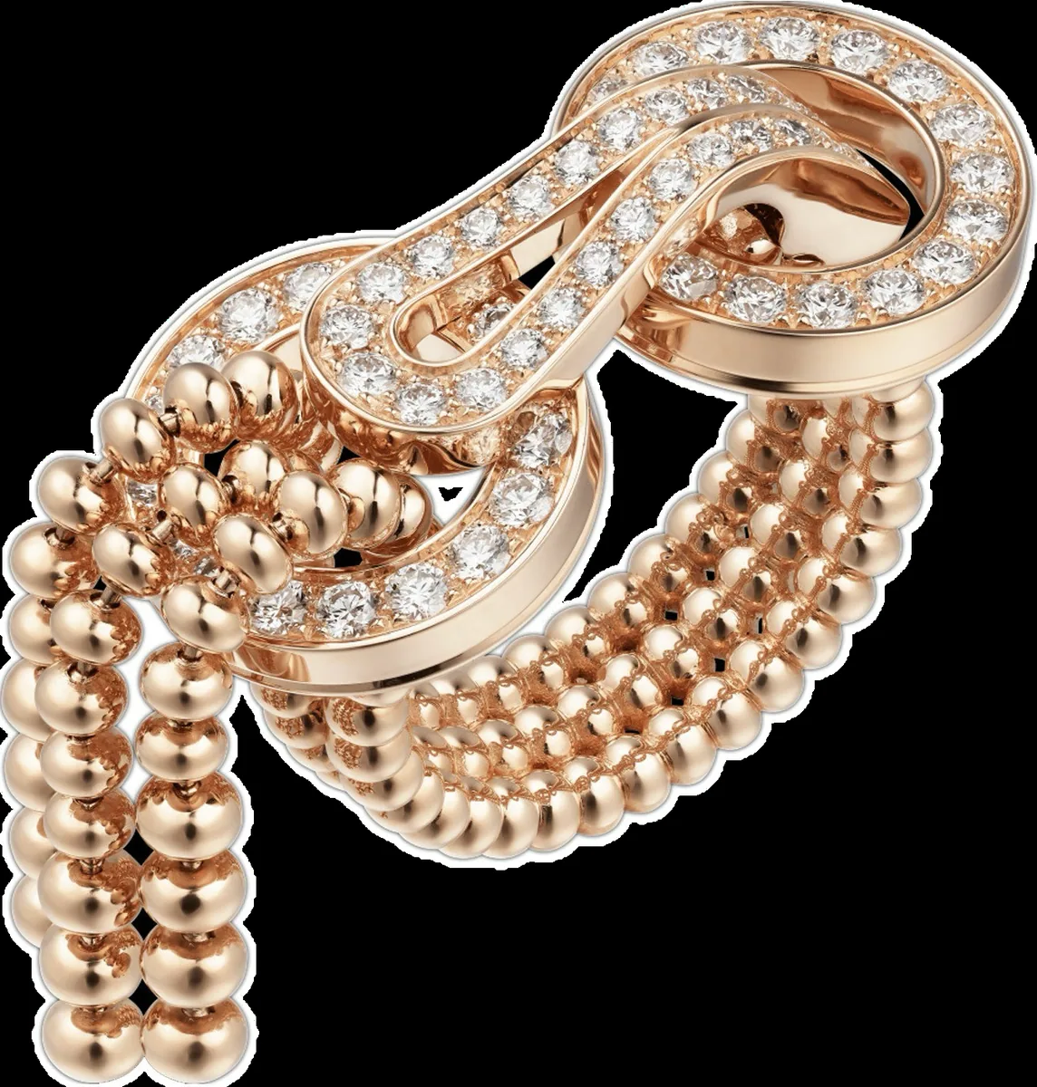 Yellow gold ring set with laboratory-grown diamonds, 0.79 carat total